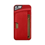 Q Card Case // Red Rouge (iPhone 6/6s)