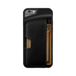 Q Card Case // Black Onyx (iPhone 6/6S)
