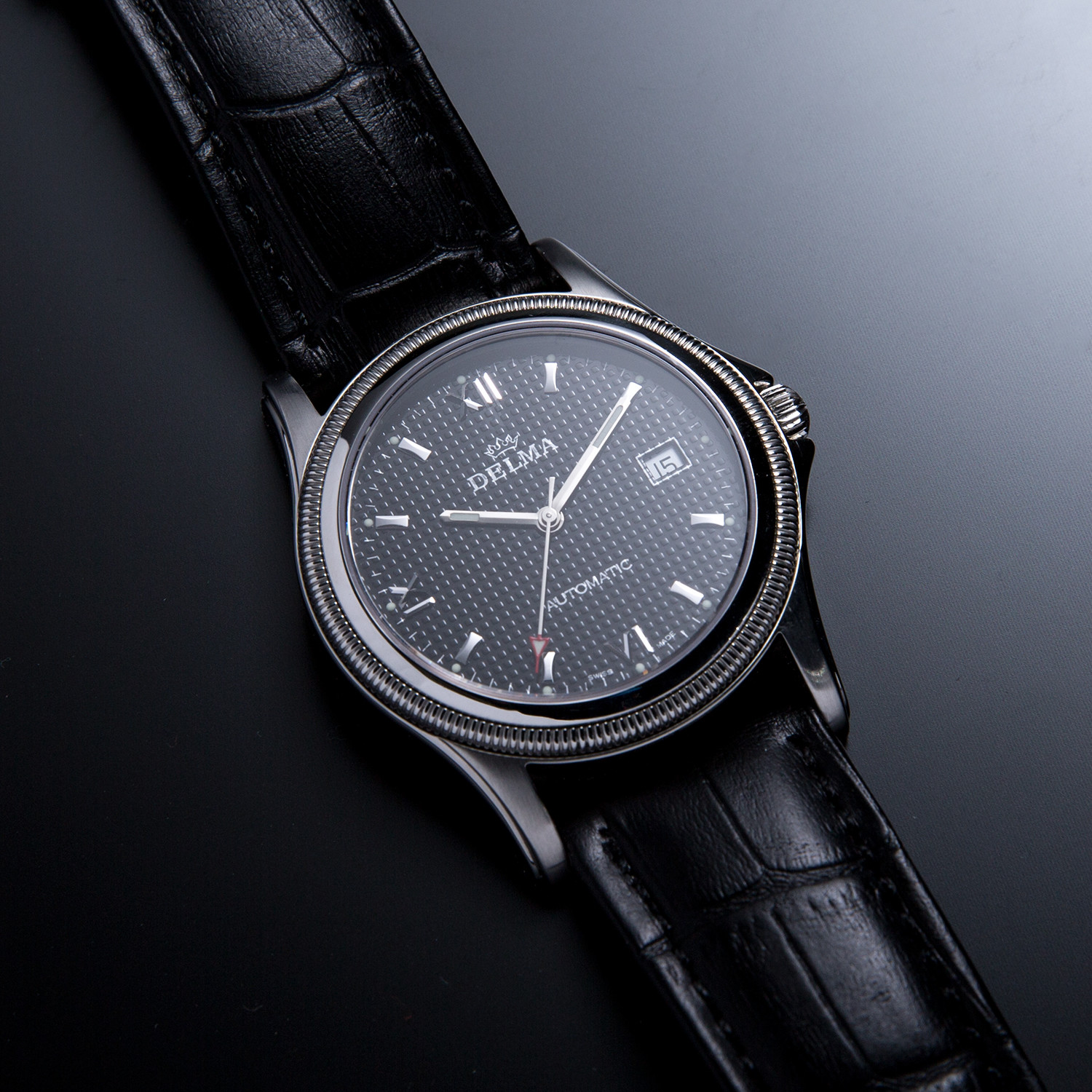 Delma San Marino Automatic // 467.434L.BLK - Delma - Touch of Modern