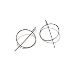 Antenna Collection // Loop Earrings (Gold)