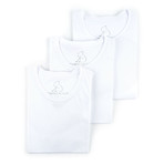 Essentials Crew Neck Short-Sleeve Tee // White // Pack of 3 (L)