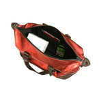 Bleecker Leather Duffel Bag // Red (Extra Small)