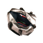 Bleecker Leather Duffel Bag // Silver (Extra Small)