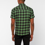 Short-Sleeve Buffalo Flannel // Green (S)