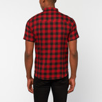 Short-Sleeve Buffalo Flannel // Red (M)