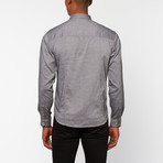 Long-Sleeve Buffalo Flannel Pocket // Gray Chambray (S)