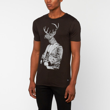 Deer Tee // Black (S)