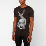 Deer Tee // Black (L)