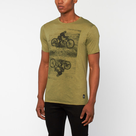 Moto Tee // Green (S)