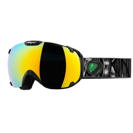 T1 Snow Goggle // Lime + Black + White // 2 Lens Pack