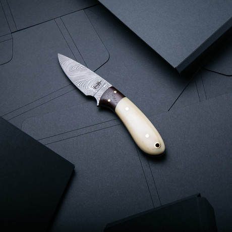 Skinner Hunting Knife // Burlwood