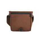 Rockefeller Leather Messenger // Dark Brown (2X Small)