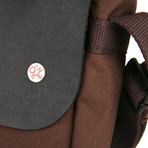 Rockefeller Leather Messenger // Dark Brown (2X Small)