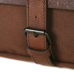 Nassau Leather File Case (Dark Brown)