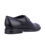 Perforated Cap-Toe Derby // Black (Euro: 45)