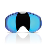 CLK Polarized Replacement Lens // Smoke Blue Ice