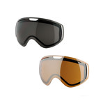 CLK Snow Goggle // Woody // 2 Lens Pack