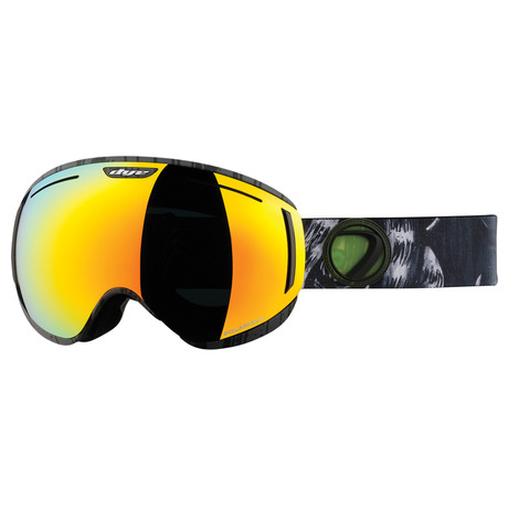 CLK Polarized Snow Goggle // White + Lime // 3 Lens Pack