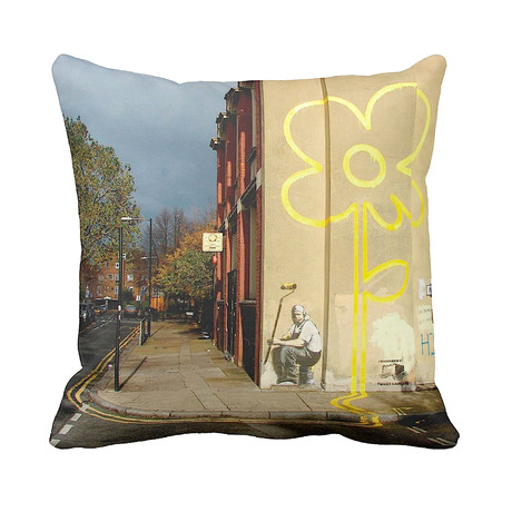 Yellow Lines Flower Painter London