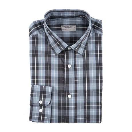 Classic Button-Up //Grey Check (S)