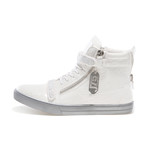 Zion Croc High-Top Sneakers // White (US: 10)