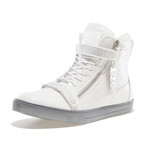 Zion Croc High-Top Sneakers // White (US: 10)