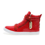 Zion High-Top Sneaker // Red Croc (US: 8)