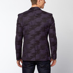 Camo Slim Fit Blazer // Navy + Black (US: 42R)