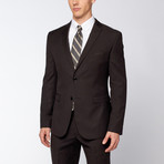 Slim Fit Convertible Suit // Black (US: 46R)