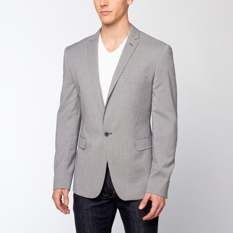 Slim Fit Blazer // Navy Check (US: 34R)