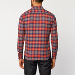 All American Plaid // Red + White + Blue (S)