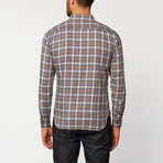 Slim French Seam Button-Up Shirt // Dana Point Plaid (2XL)