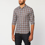 Slim French Seam Button-Up Shirt // Dana Point Plaid (2XL)