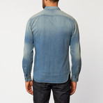 New Vintage Denim Shirt // Light Blue (M)