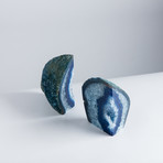 Agate Bookends // Blue (Small)