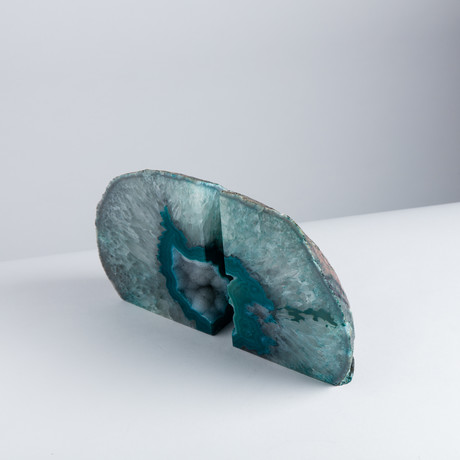 Agate Bookends // Teal (Small)