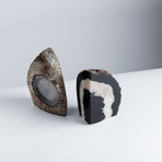 Agate Bookends // Black (Small)