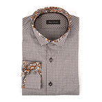 Button-Up Shirt // Brown (2XL)