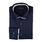 Button-Up Shirt // Navy (M)