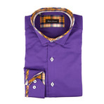 Button-Up Shirt // Purple (2XL)