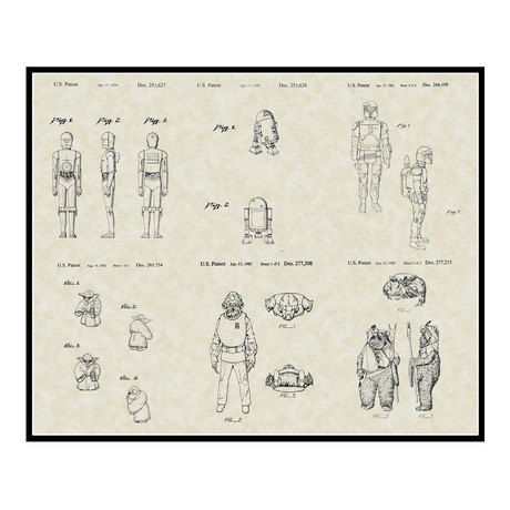 Star Wars // Star Wars Characters // Patent Art