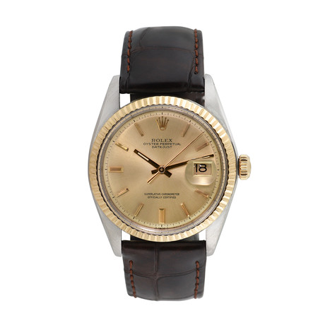 Rolex Datejust Two-Tone Automatic // 1601 // 760-2612136 // c.1960's/1970's // Pre-Owned