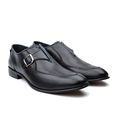 Andrew Fezza // Slip-On Single Strap + Buckle // Black (US: 7)