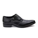 Andrew Fezza // Slip-On Single Monk Strap // Black (US: 9.5)