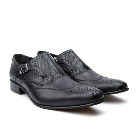 Andrew Fezza // Slip-On Single Monk Strap // Black (US: 7)