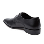 Andrew Fezza // Single Strap Plain Toe + Buckle // Black (US: 10.5)