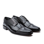 Eleganza // Lace-Up Cap Toe // Black (US: 10.5)