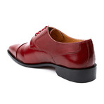 Eleganza // Lace-Up Cap Toe // Burgundy (US: 13)