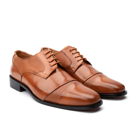 Eleganza // Lace-Up Cap Toe // Tan (US: 8)