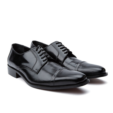 Eleganza // Cap Toe Lace-Up // Black (US: 8)